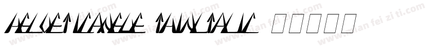 helveticaneue thinltalic字体转换